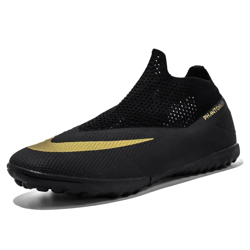 Big Size 46-49 Men Football Boots Ankle Support Cleats Training Soccer Boot Breathable Non-Slip Sport Sneakers Botas De Futbol