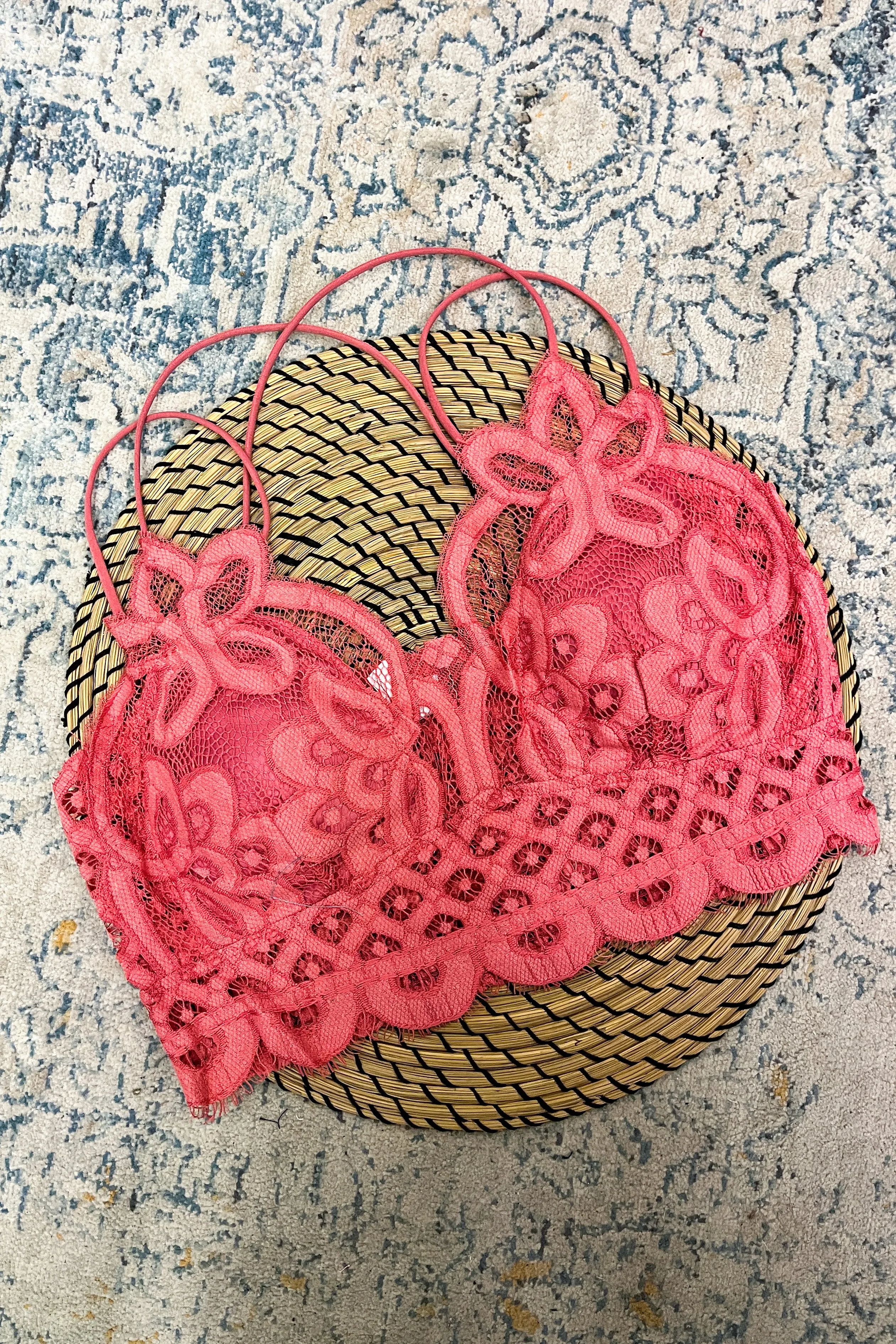 DEAL | Leila Lace Bralette, Dusty Rose