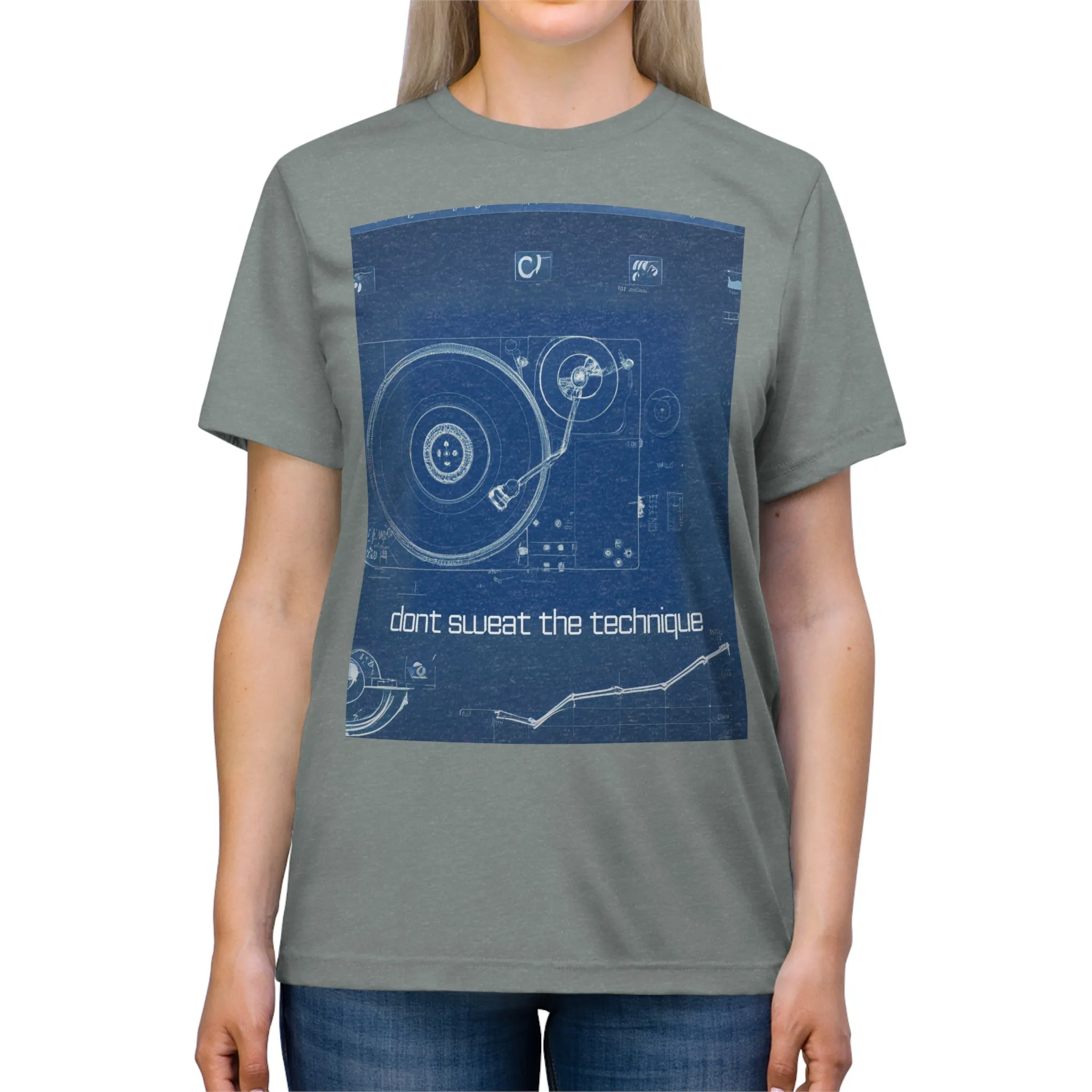 DUO MODERN "Don't Sweat The Technique" Unisex Triblend Tee