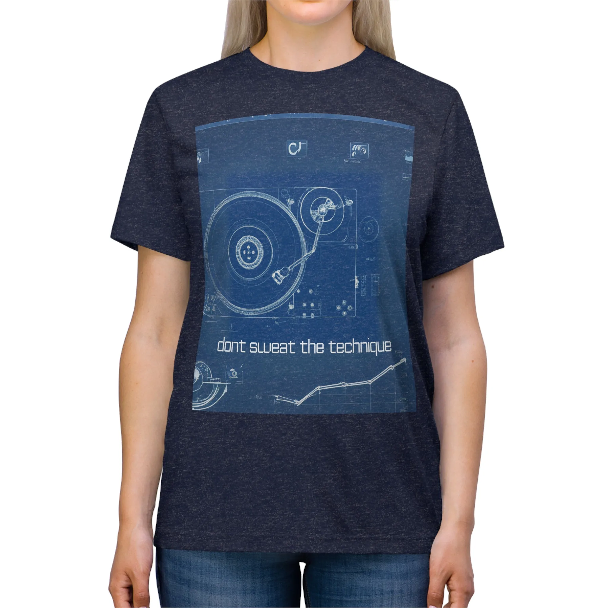 DUO MODERN "Don't Sweat The Technique" Unisex Triblend Tee