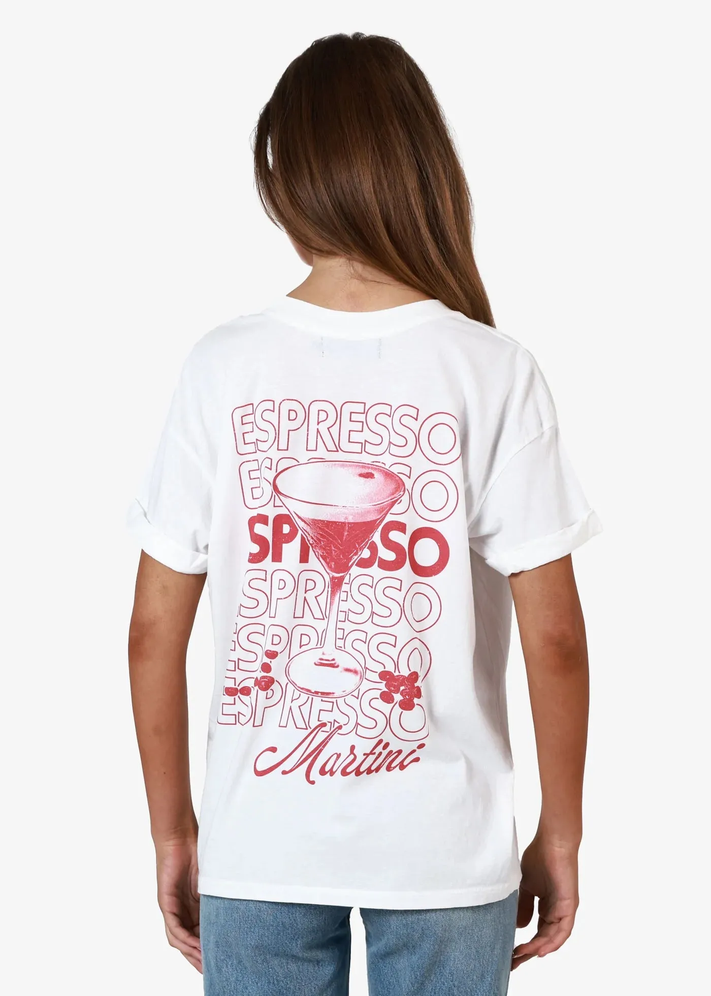 Espresso Martini Vintage White Boyfriend Tee