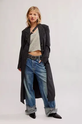 HAILEY DUSTER - BLACK COMBO