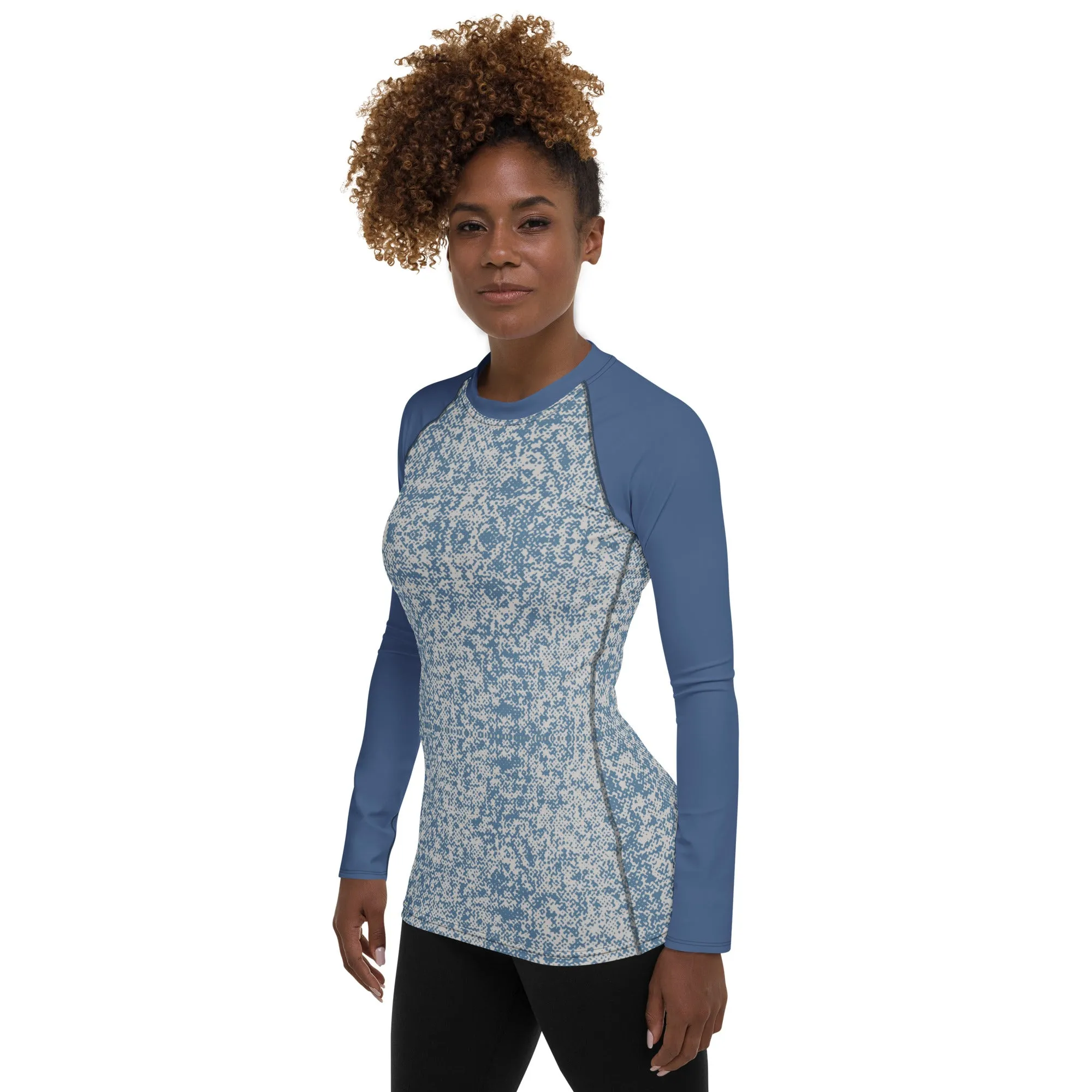 Humble Sportswear™ Rylee Blue Sports Rash Guard