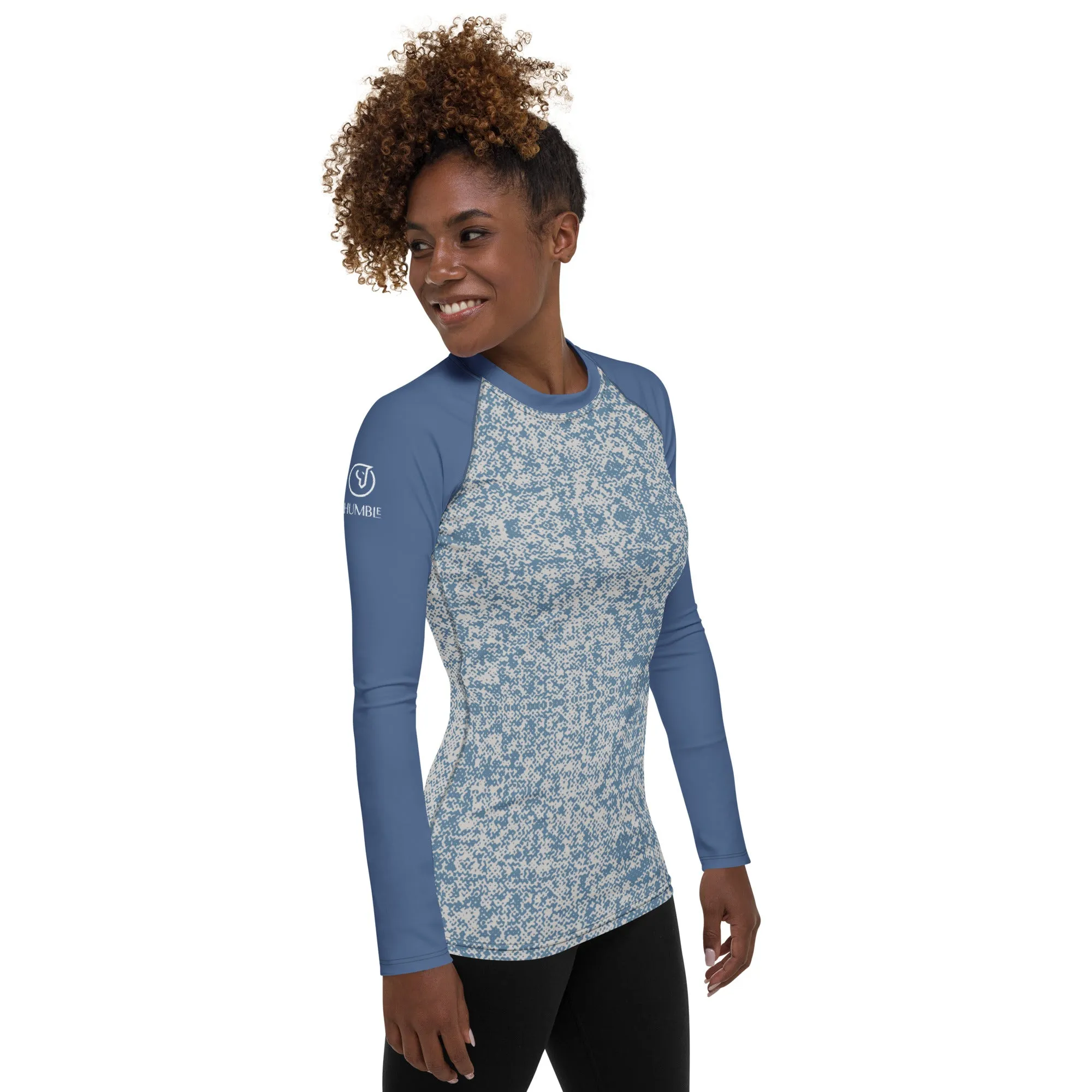 Humble Sportswear™ Rylee Blue Sports Rash Guard
