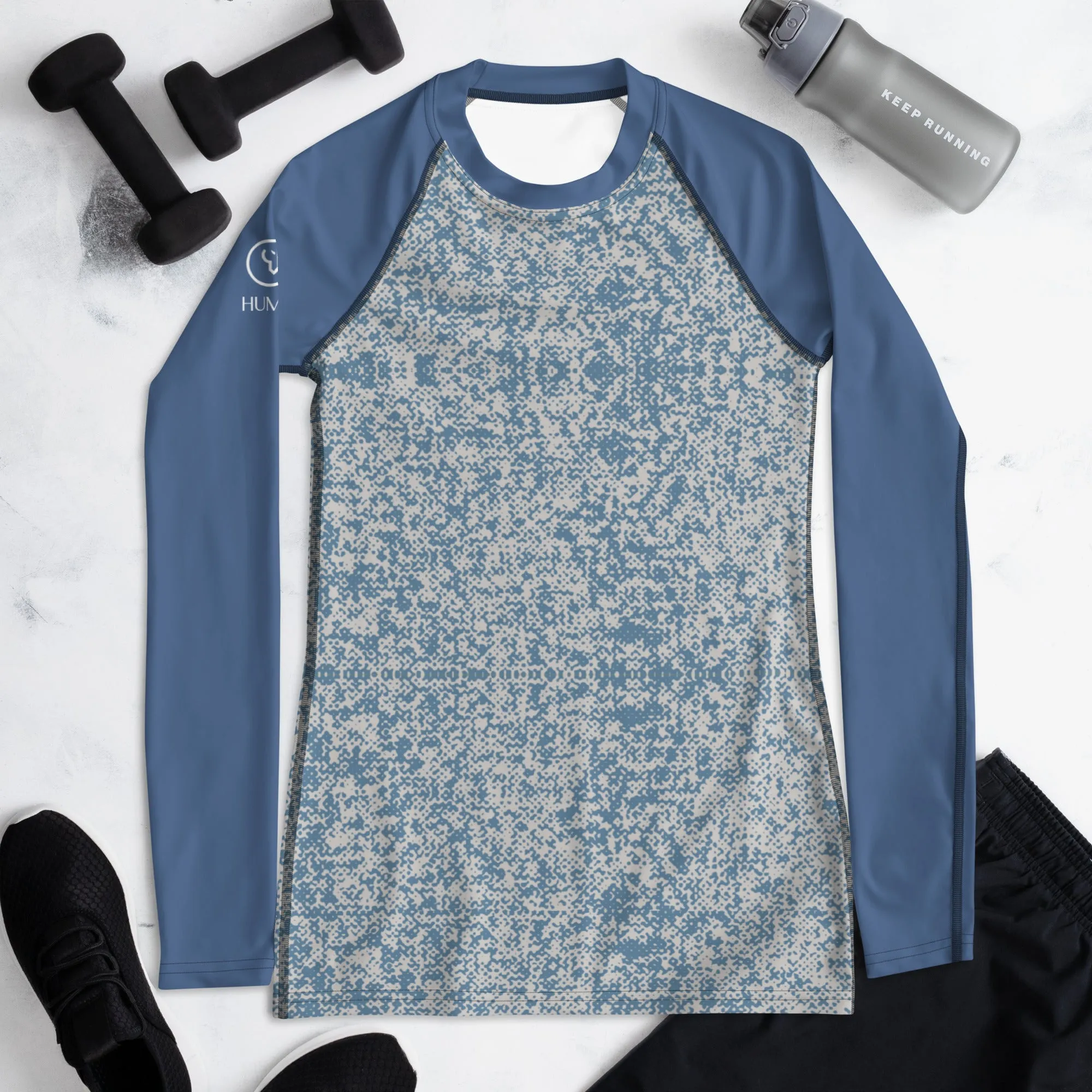 Humble Sportswear™ Rylee Blue Sports Rash Guard