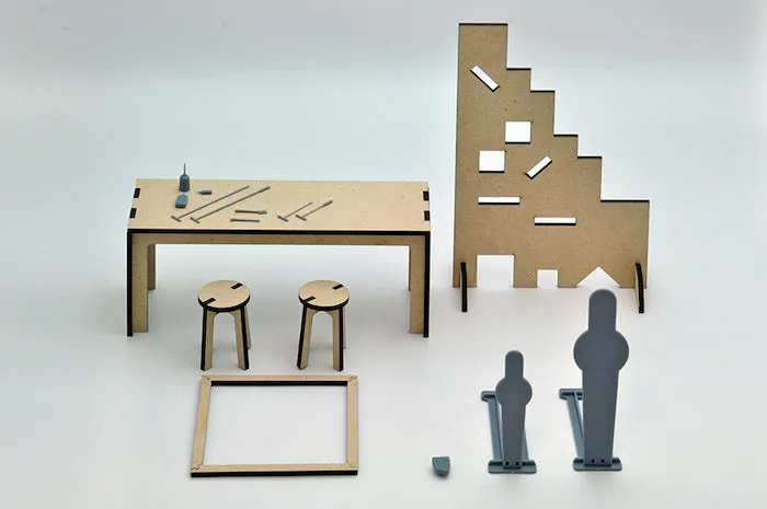 Little Armory LD015 Shooting Range B 1/12