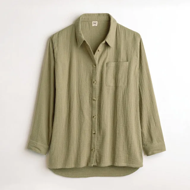 Maggie's Organics - Organic Cotton Button Down Shirt - Spring '25 Collection
