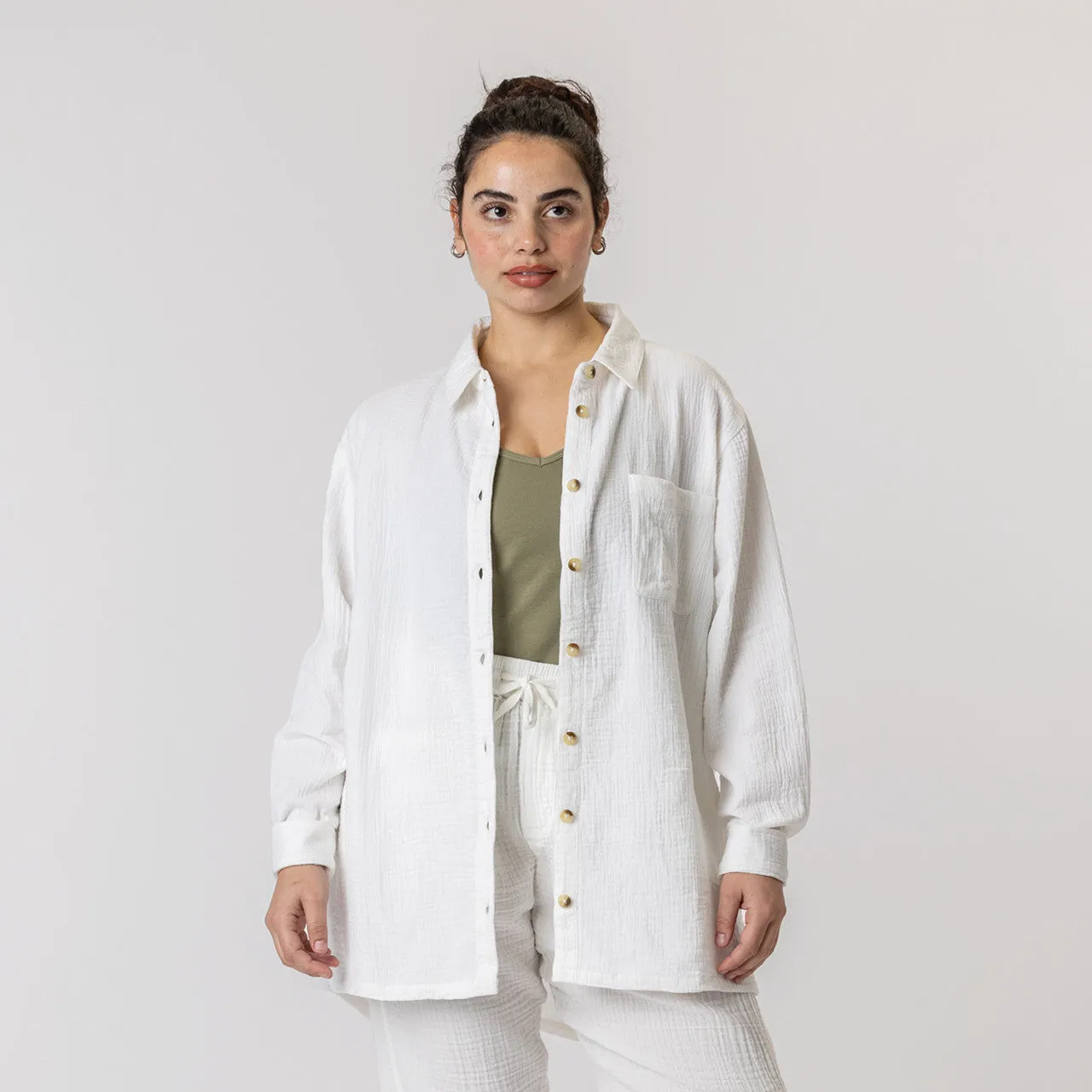 Maggie's Organics - Organic Cotton Button Down Shirt - Spring '25 Collection