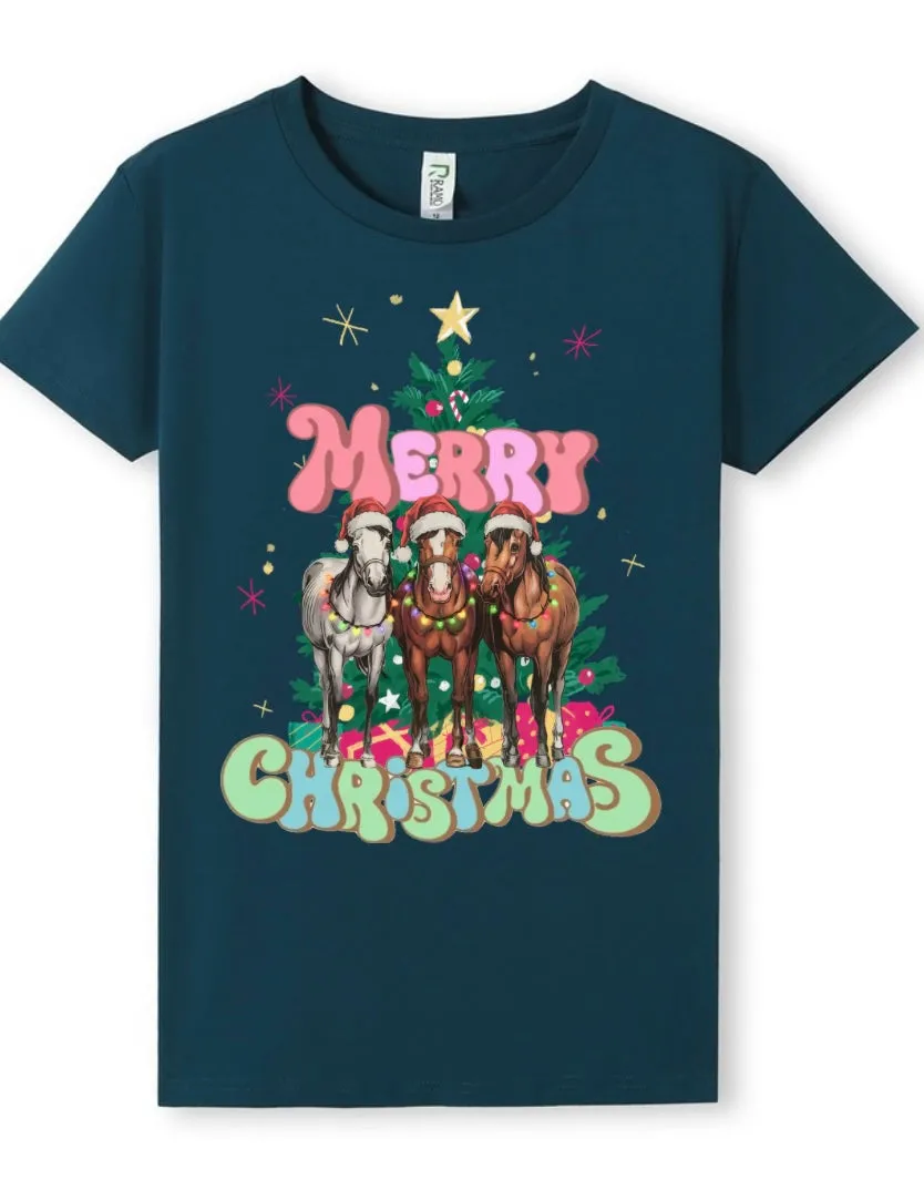 Merry Horsemas Tee