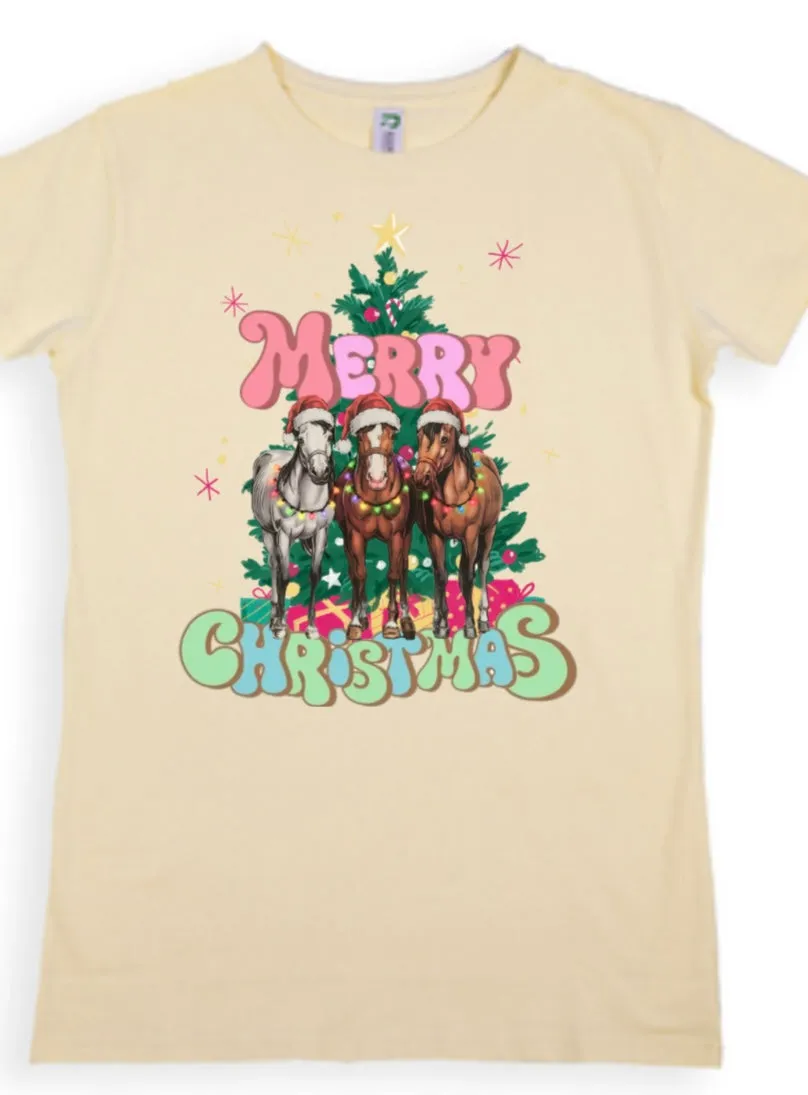 Merry Horsemas Tee