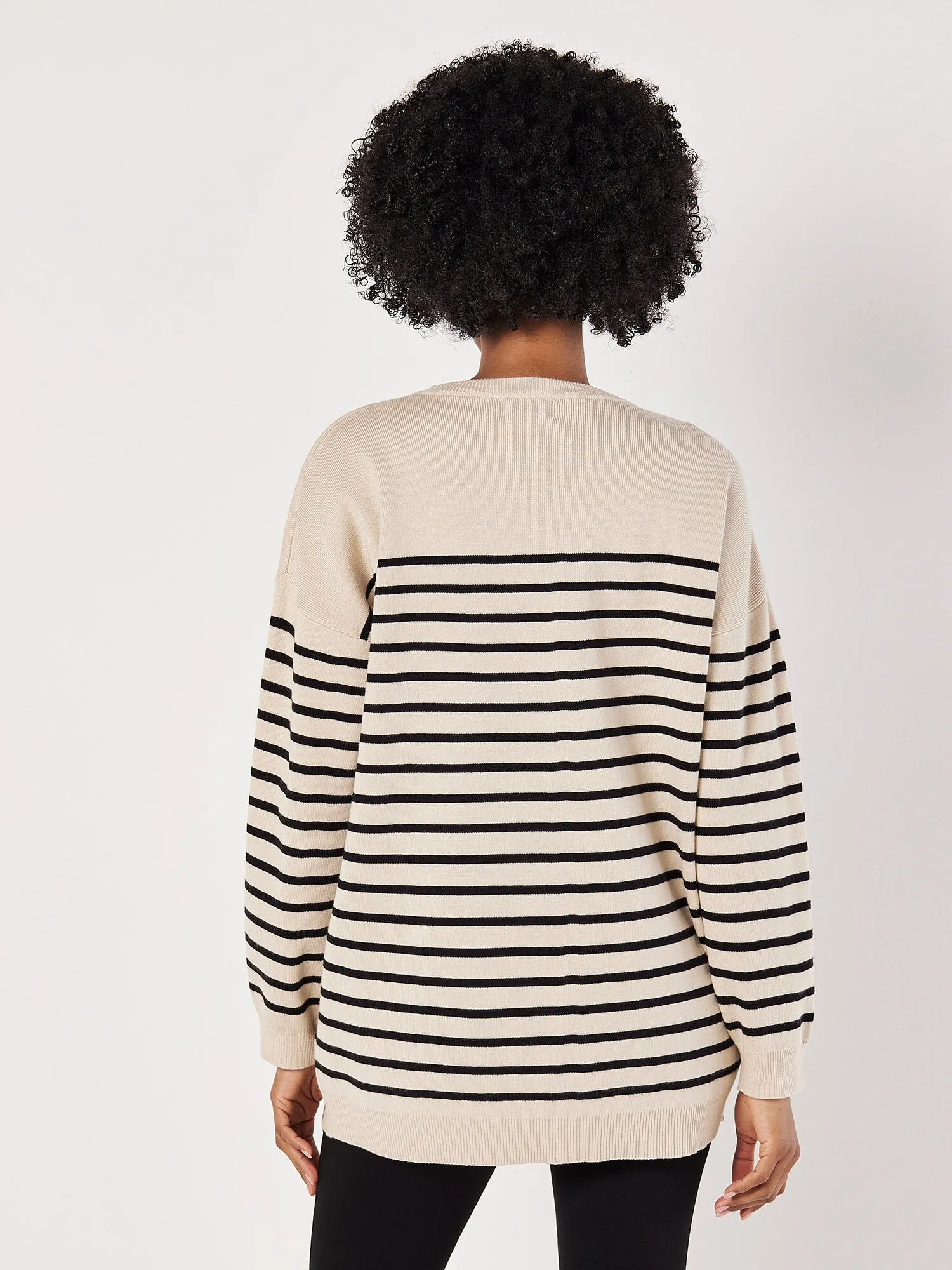 Minnie Stripe Tunic Sweater