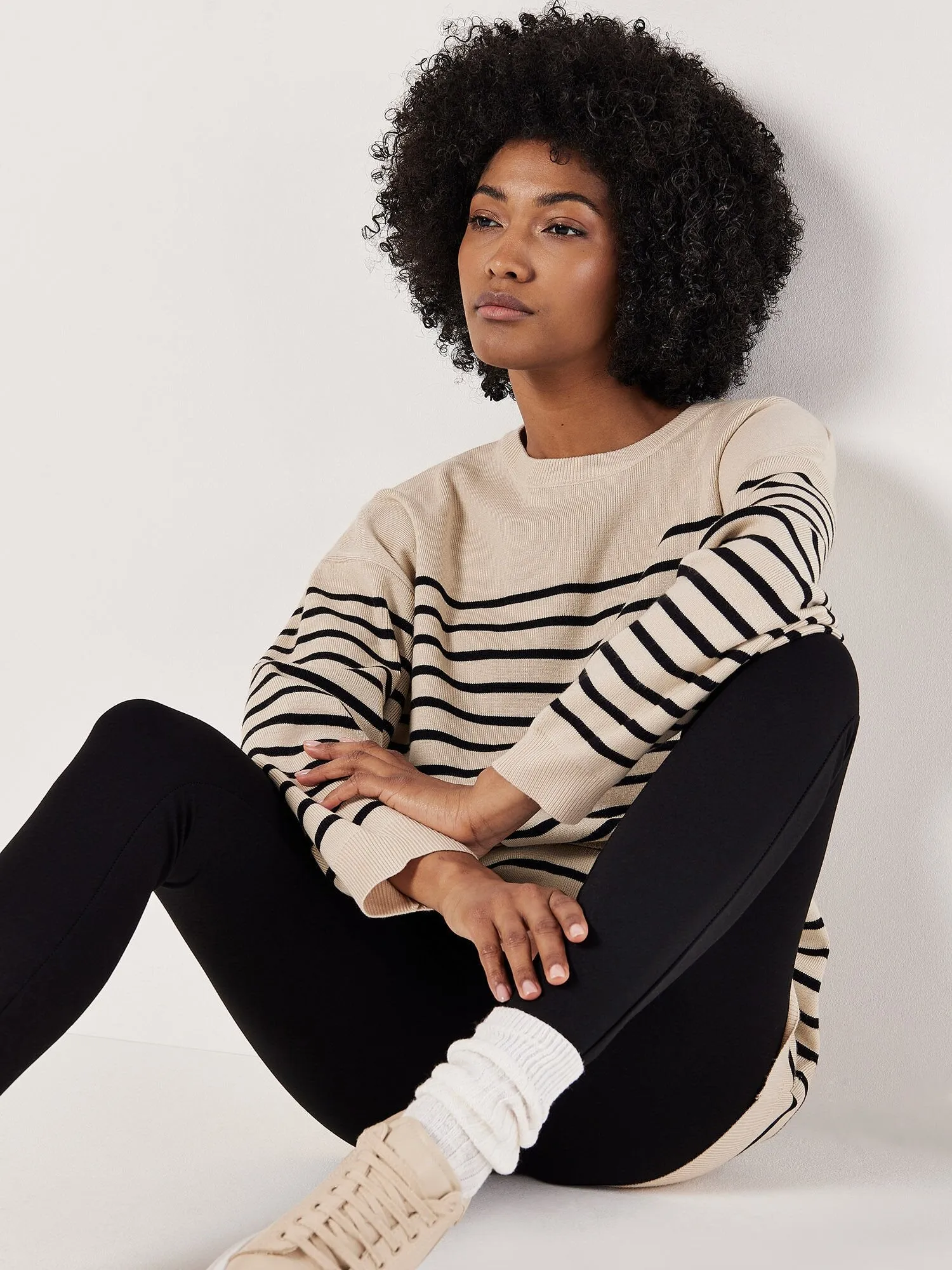 Minnie Stripe Tunic Sweater