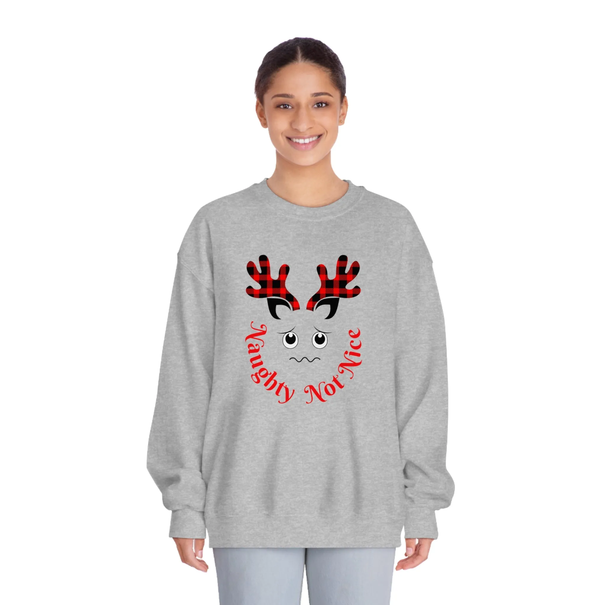 Naughty Not Nice | DryBlend® Crewneck Sweatshirt