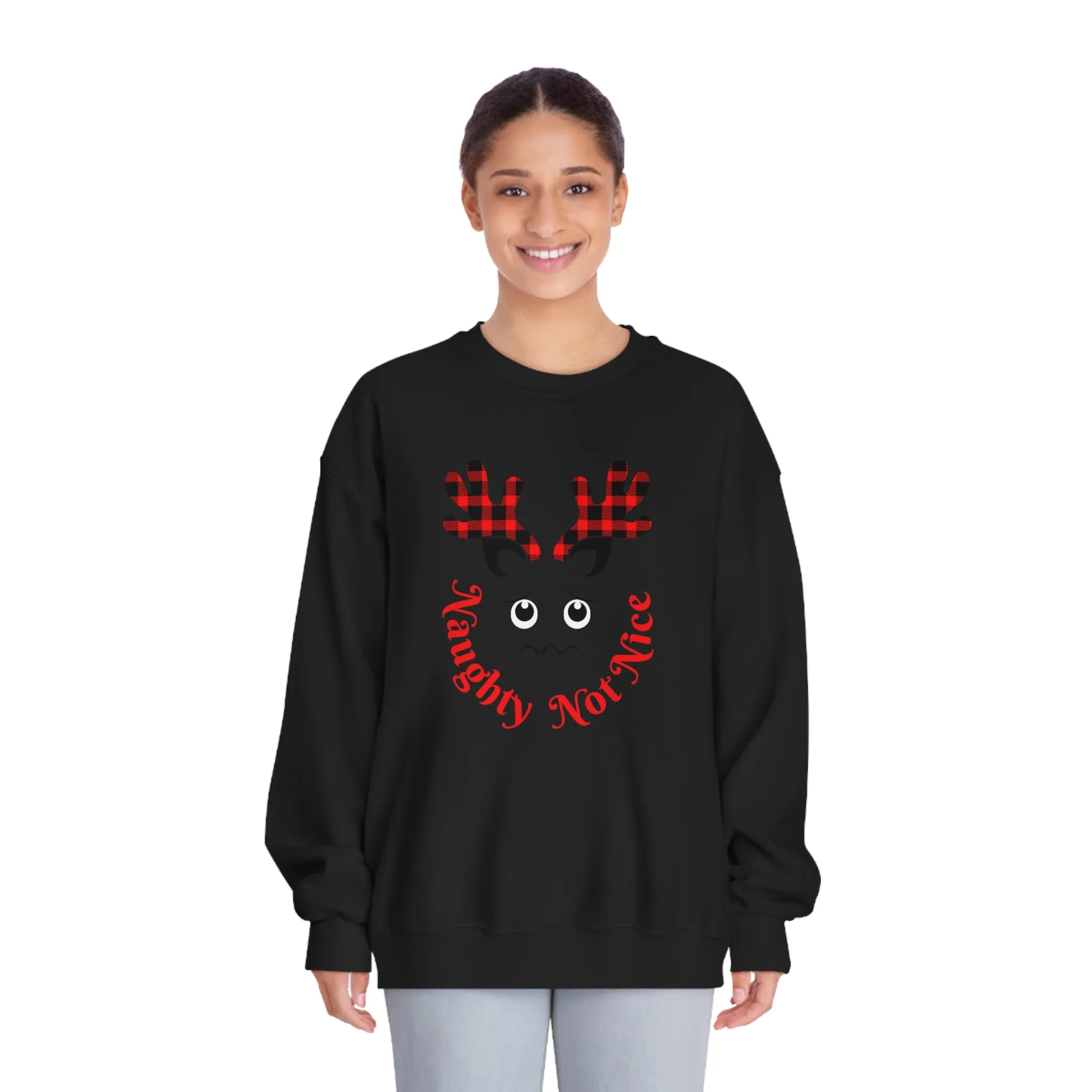 Naughty Not Nice | DryBlend® Crewneck Sweatshirt