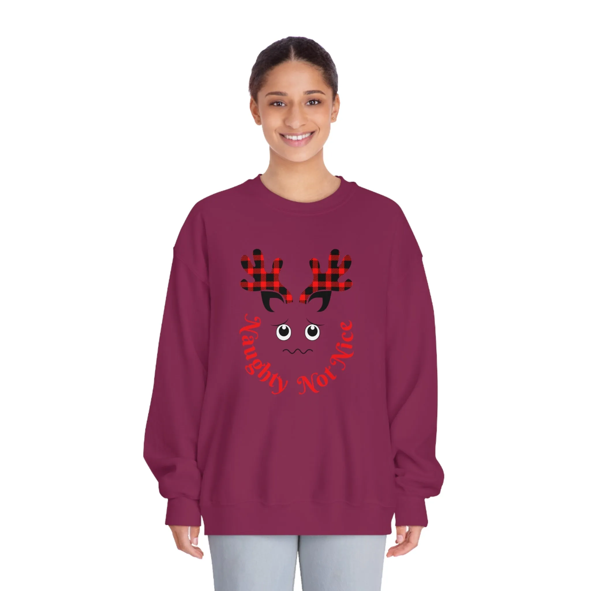Naughty Not Nice | DryBlend® Crewneck Sweatshirt