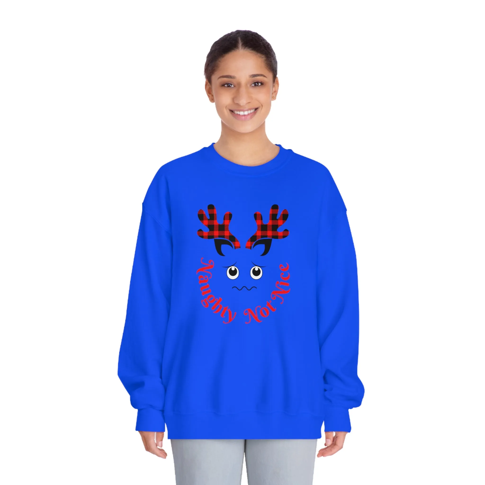 Naughty Not Nice | DryBlend® Crewneck Sweatshirt