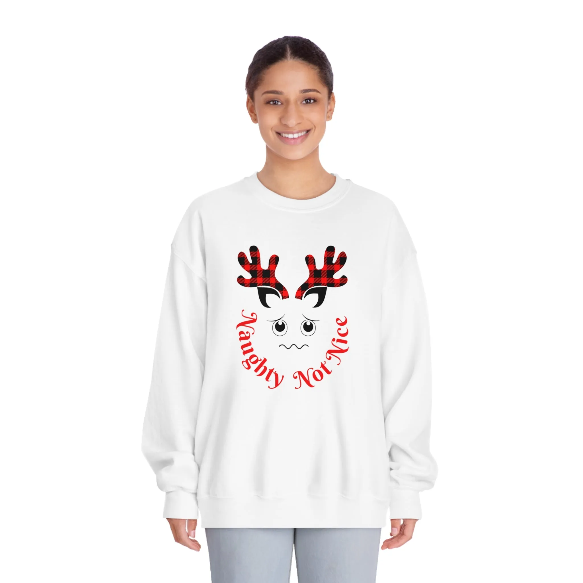 Naughty Not Nice | DryBlend® Crewneck Sweatshirt
