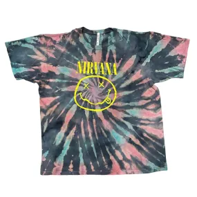 Nirvana  1993 Nevermind Grey | Tie-Dye Tee | L