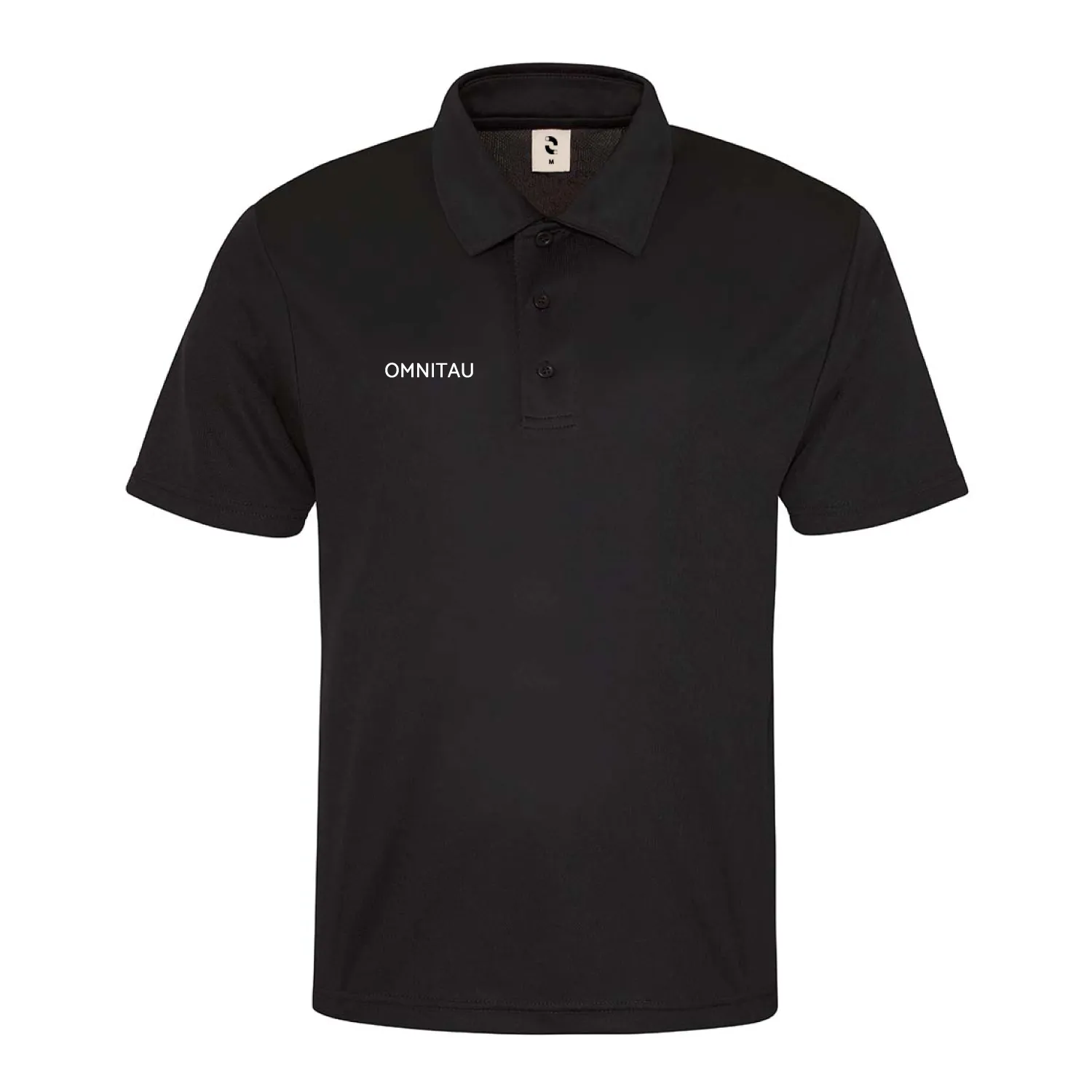 Omnitau Men's Team Sports Breathable Technical Polo - Black