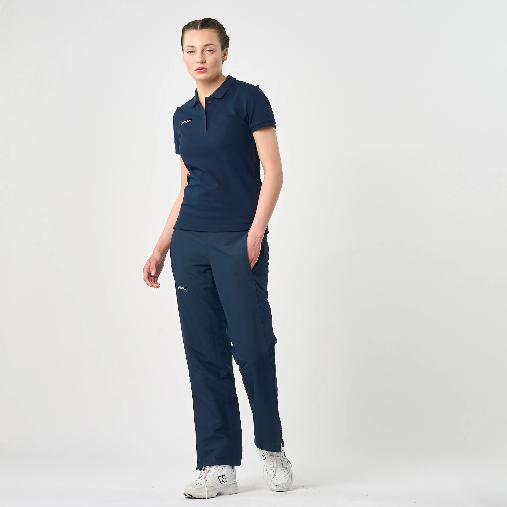 Omnitau Women's Team Sports Full Zip Tracksuit Pant - Navy