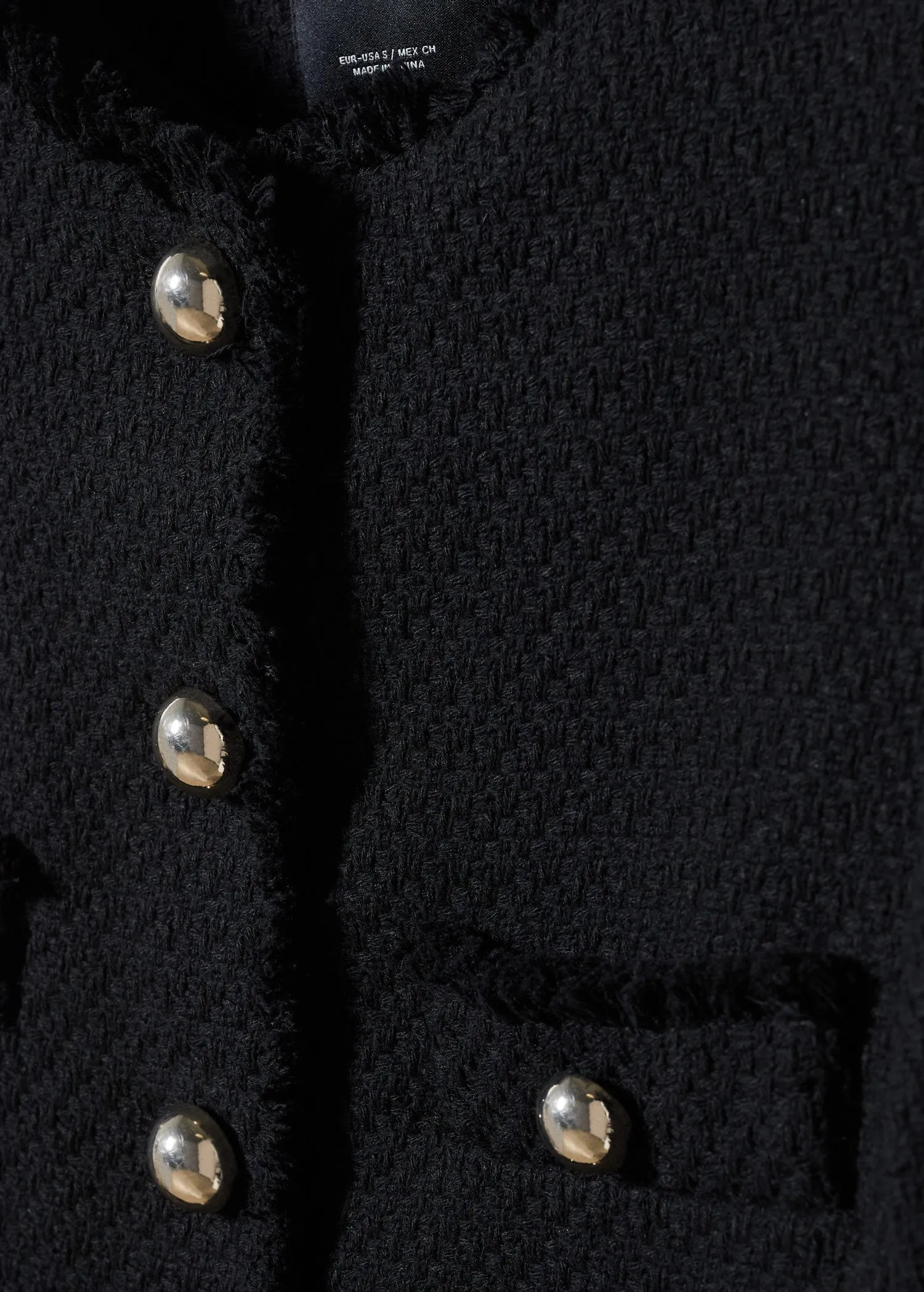 Pocket tweed jacket