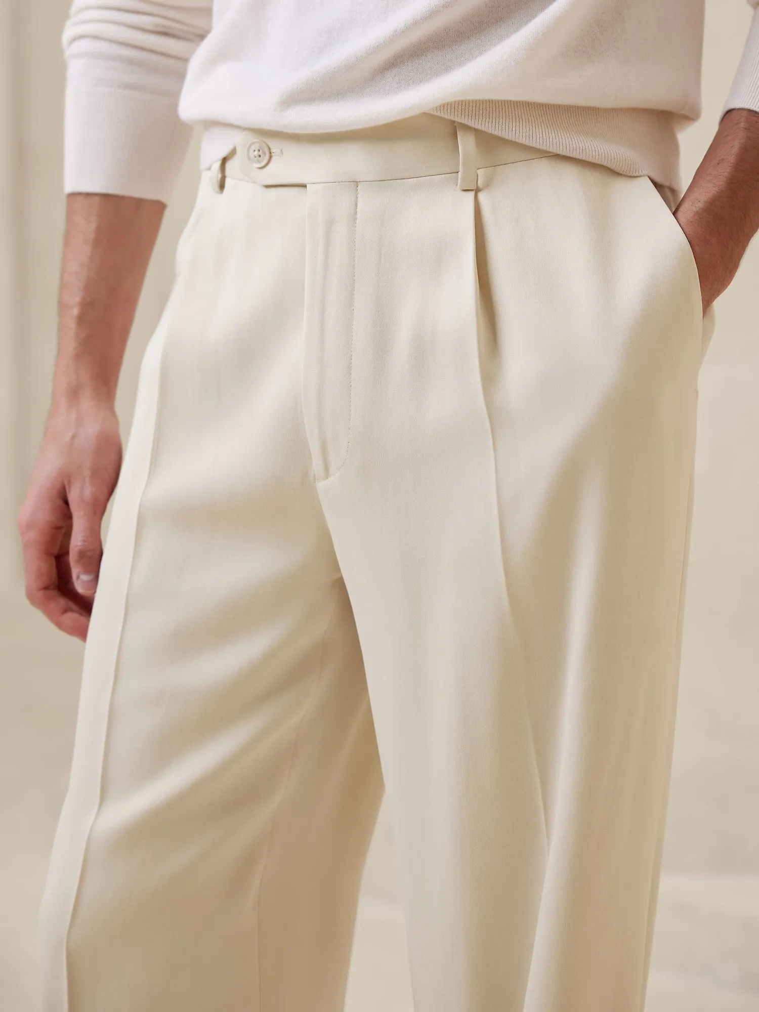Reyes Italian Satin Tuxedo Pant