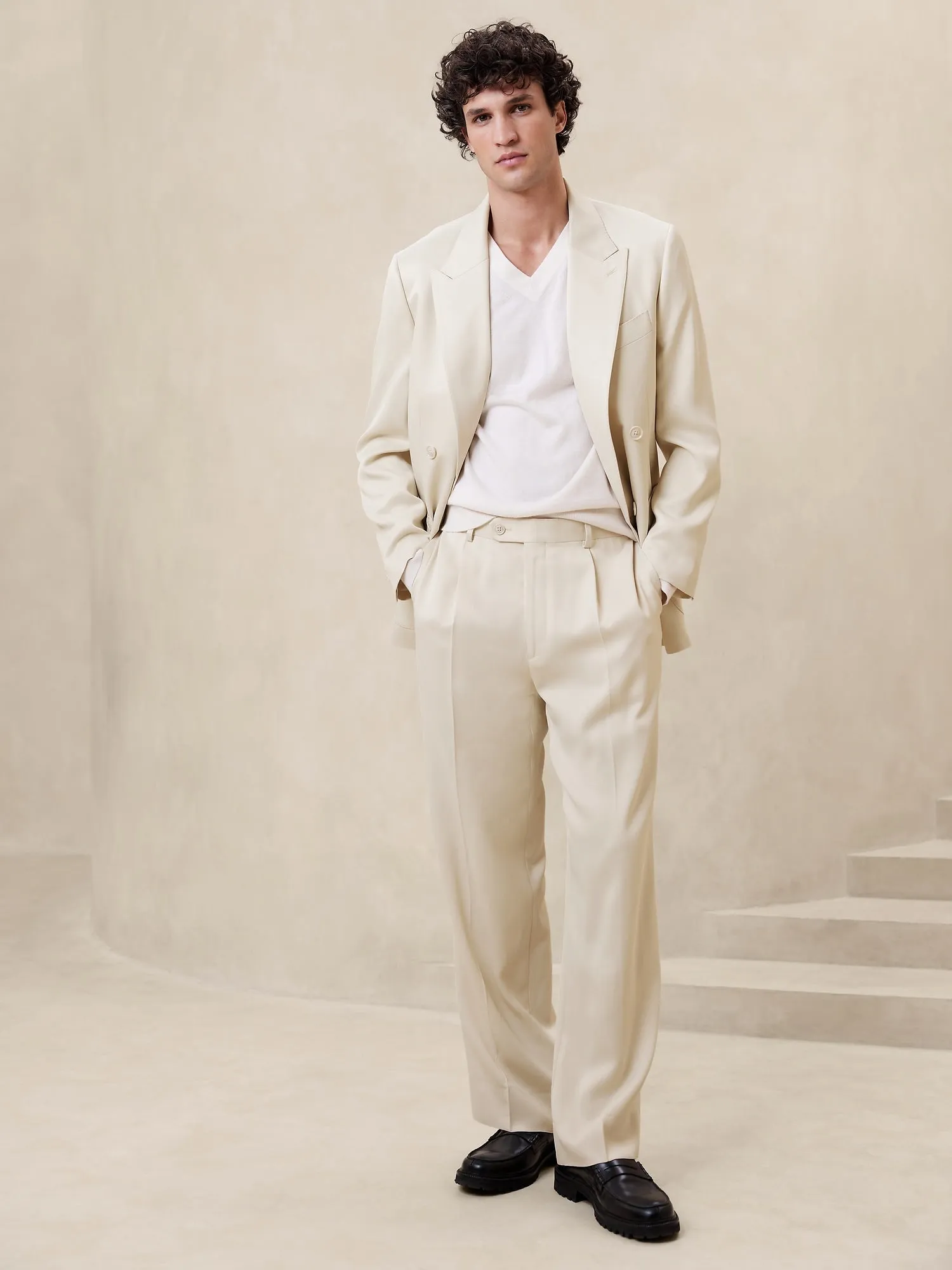 Reyes Italian Satin Tuxedo Pant