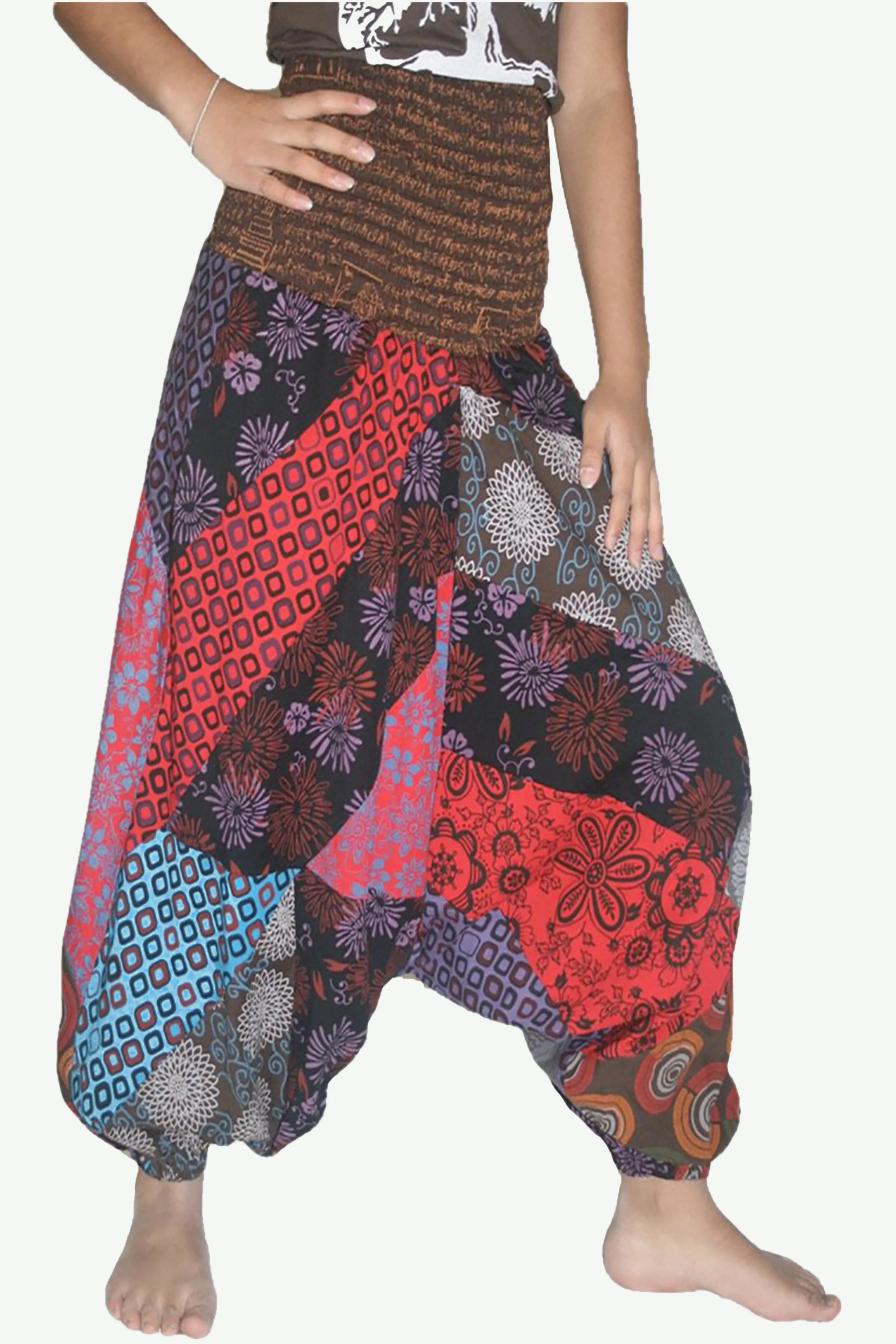 TLP 77 Bohemian Hippie Harem Afghani Pant Trouser ~ Junior Size